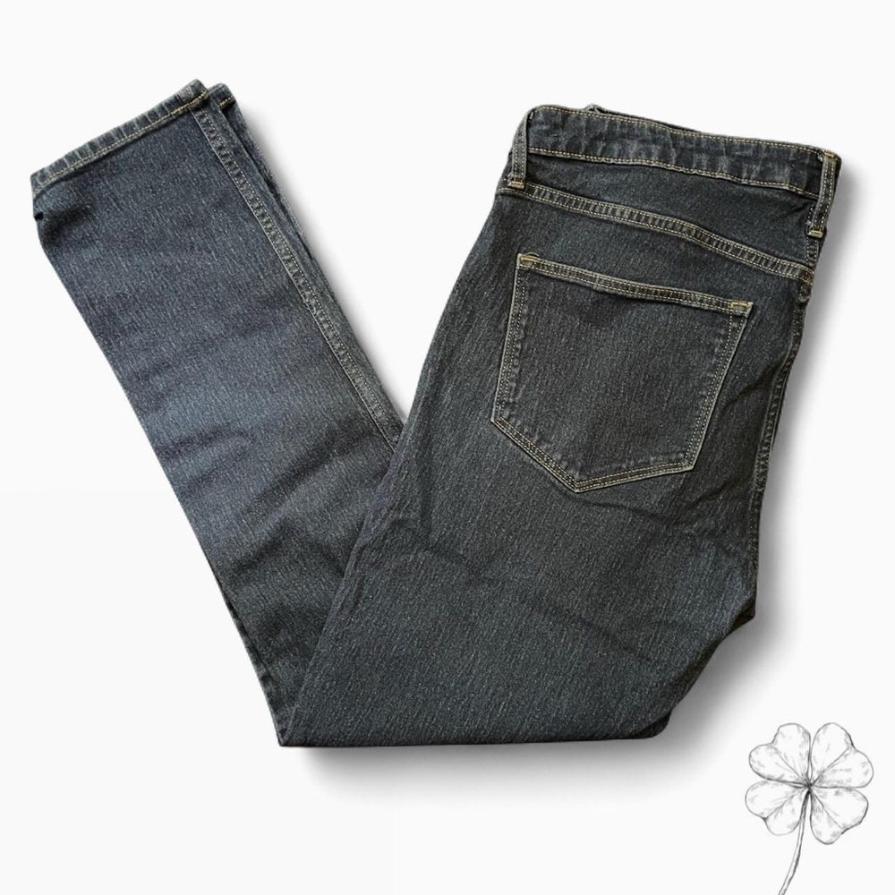 Women's Straight Leg Dark Gray Jeans